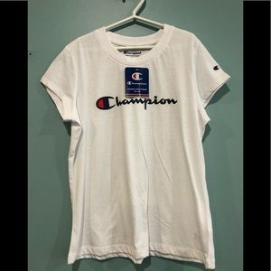 NWT Champion T-shirt crisp white
